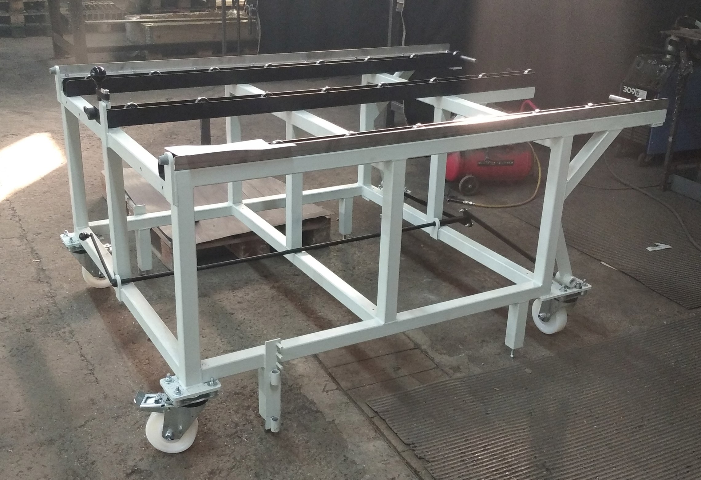 Transport and storage trolleys