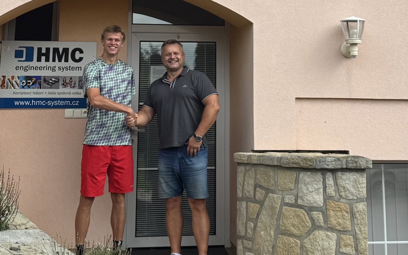 Sponzorujeme nadějného mladého tenistu Jana Klimase