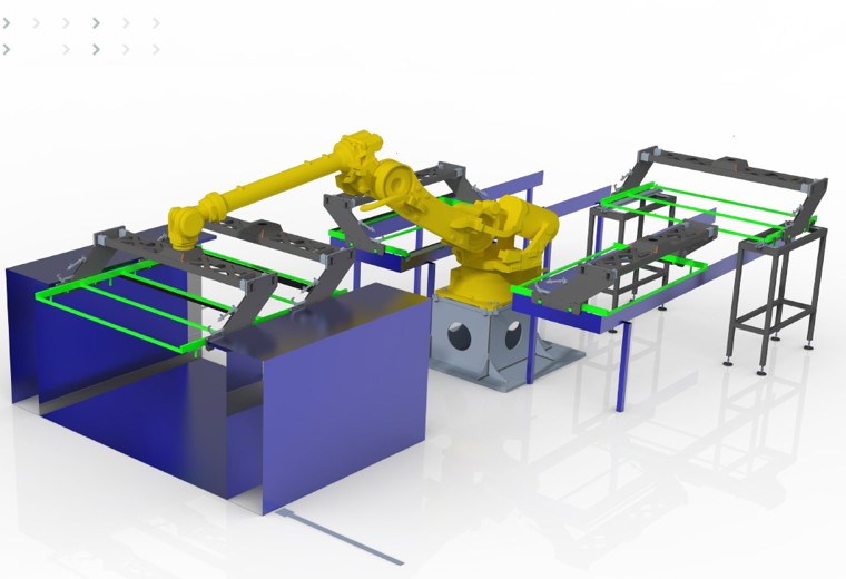 Robotické zařízení nahrazující obsluhu 1